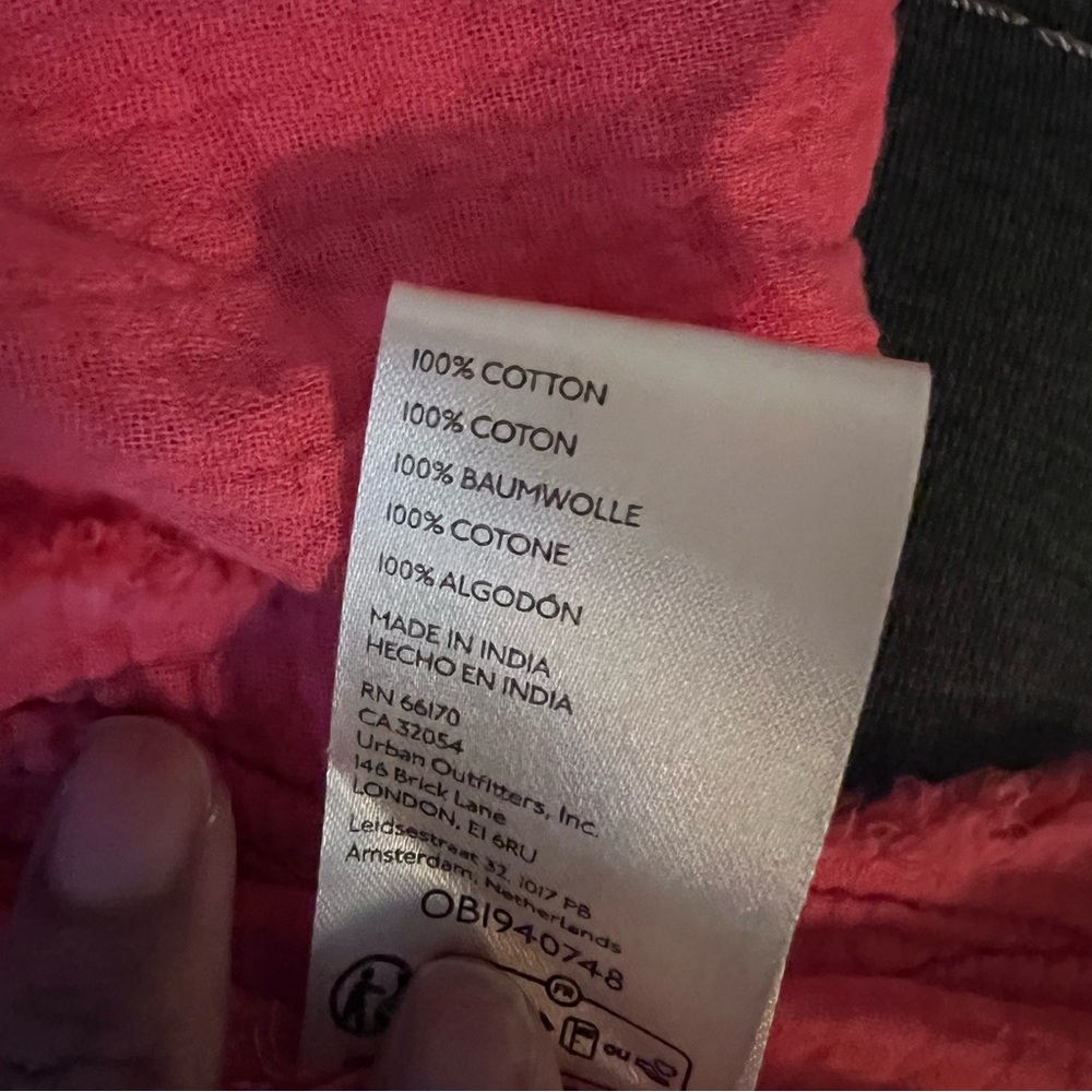 Free People We The Free Women’s Horizons Double Cloth Coral Top Size: Xsmall - Picture 4 of 5